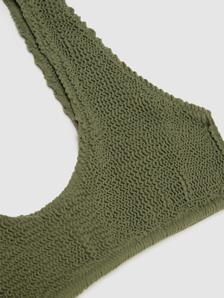 Women's green stretch fabric bikini_6