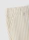Pantaloni chino in puro cotone a righe multicolor da bimbo regular fit_3