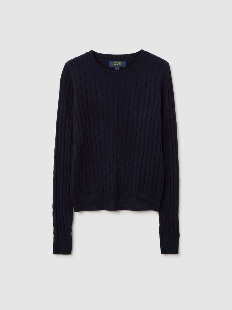 Blue Crew Neck Jumper_4