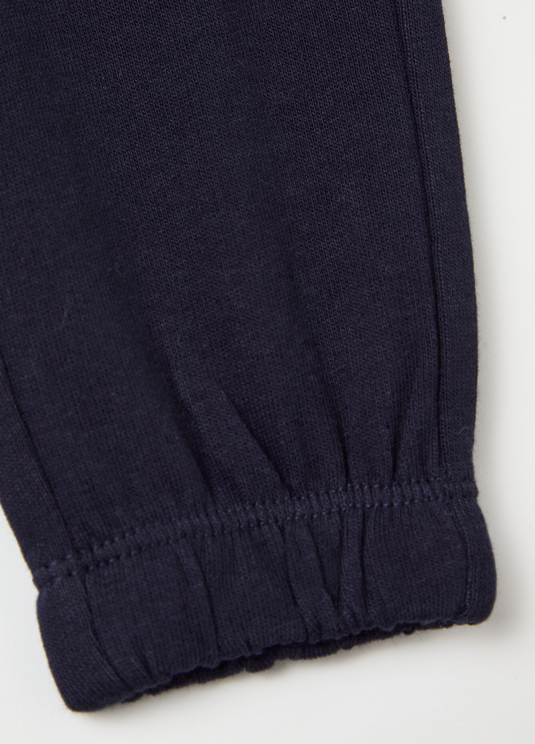 Cotton joggers with drawstring