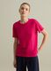 Linen T-shirt with round neck_0