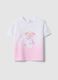Multicoloured stretch cotton unicorn girl's t-shirt_0
