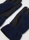 Blue and Black Fleece Gloves_1