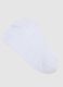 Tripack of white ankle sport socks in regular fit cotton blend_1