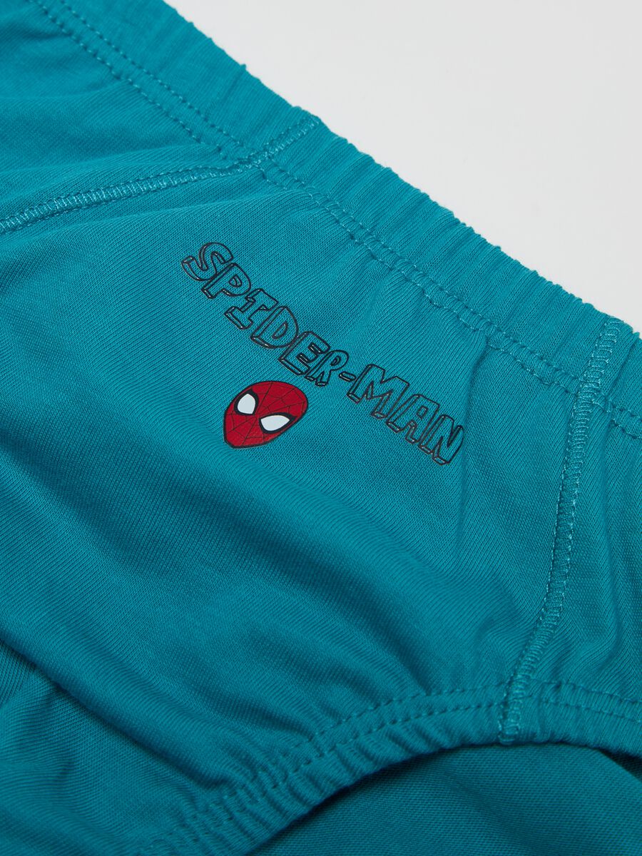 Five-pack briefs in cotton with Spider-Man print_3