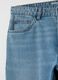Men's pure cotton blue regular fit jeans_5