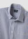 White striped cotton-blend shirt with easy-iron button-down collar_5