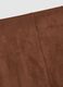 Brown suede stretch maternity trousers_5