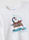 White crew-neck sweatshirt in 100% cotton_2