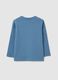 Children's T-shirt in pure blue cotton regular fit_1