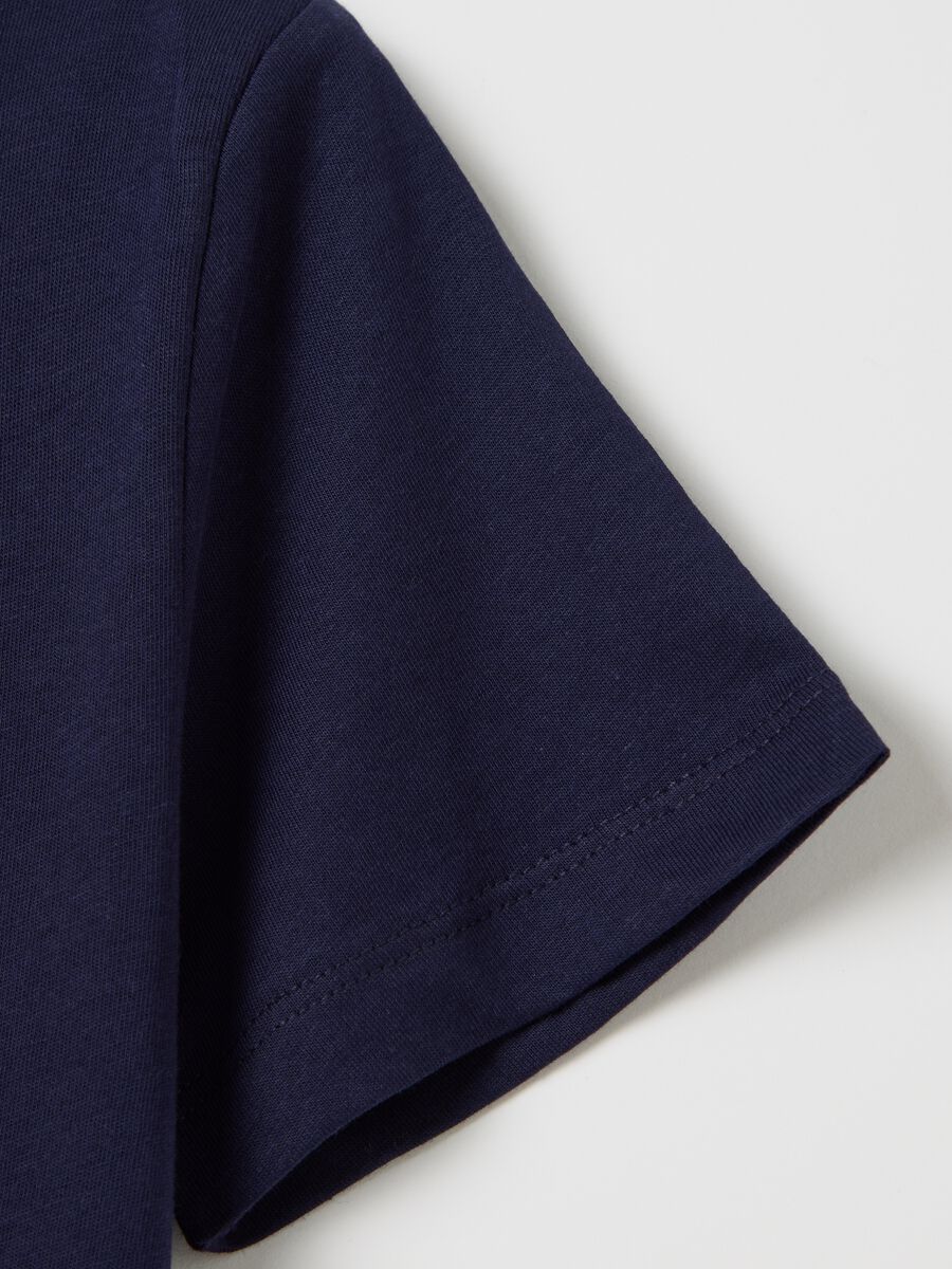 Essential blue T-shirt in organic cotton_3