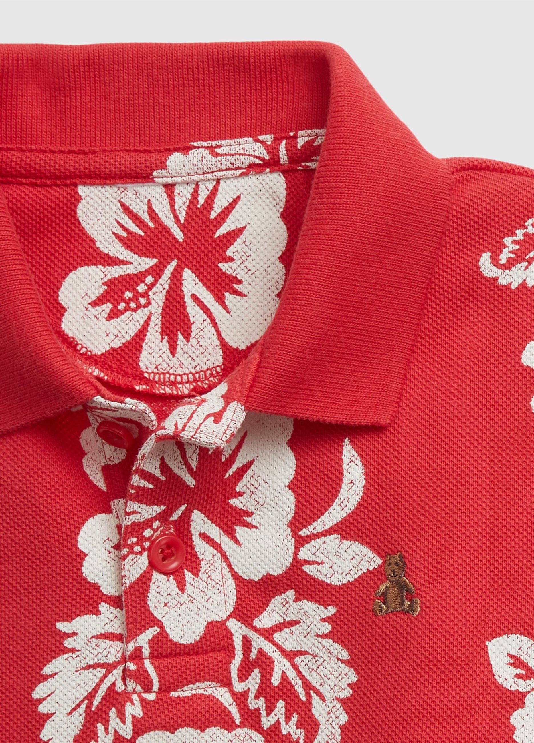 Set polo e bermuda in cotone_2