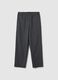 Grey Stretch Regular Fit Trousers_4