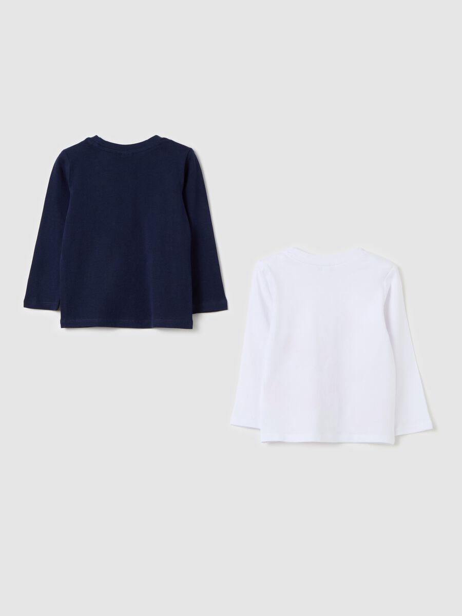 Two-pack long-sleeved T-shirts in cotton with print_1