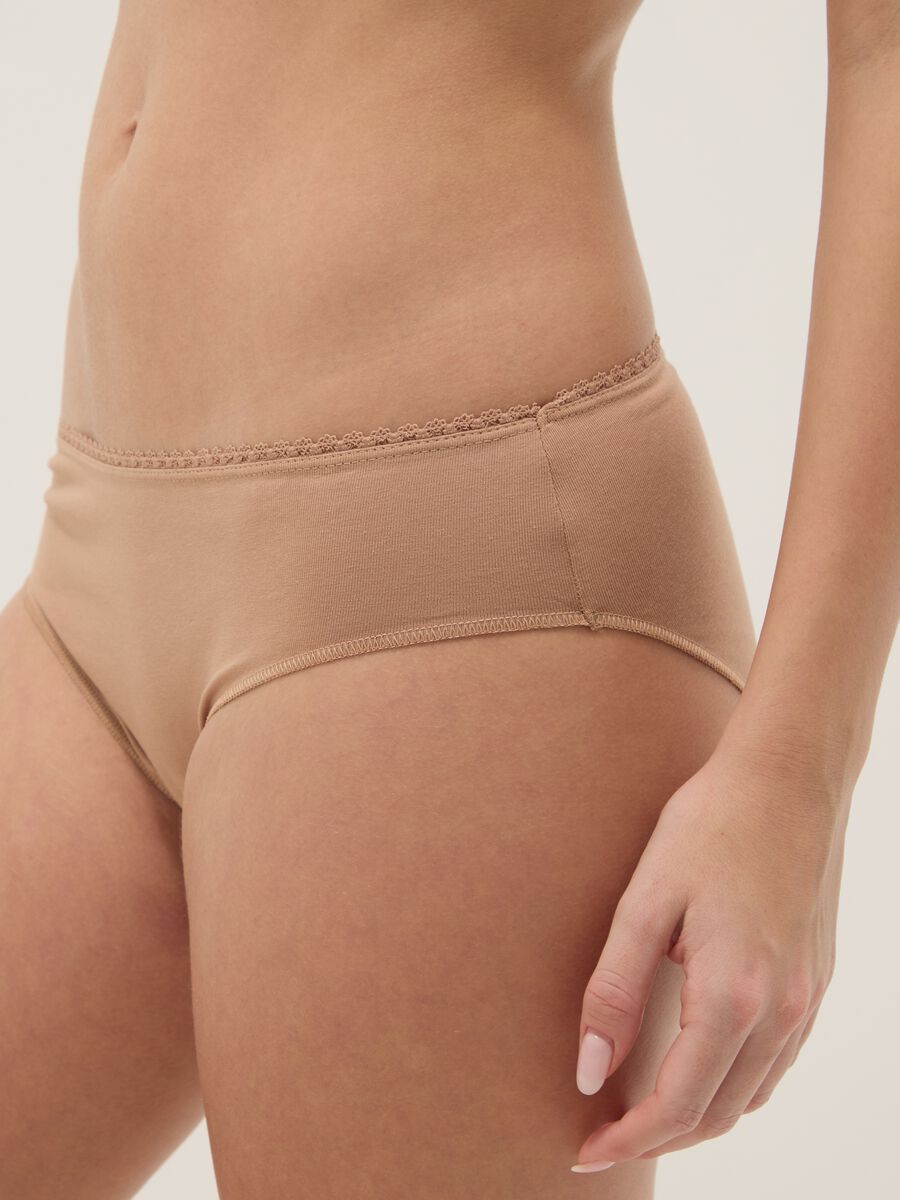 Tripack slip in cotone elasticizzato multicolor regular fit_3