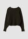 Army green regular-fit top with wide neckline_2