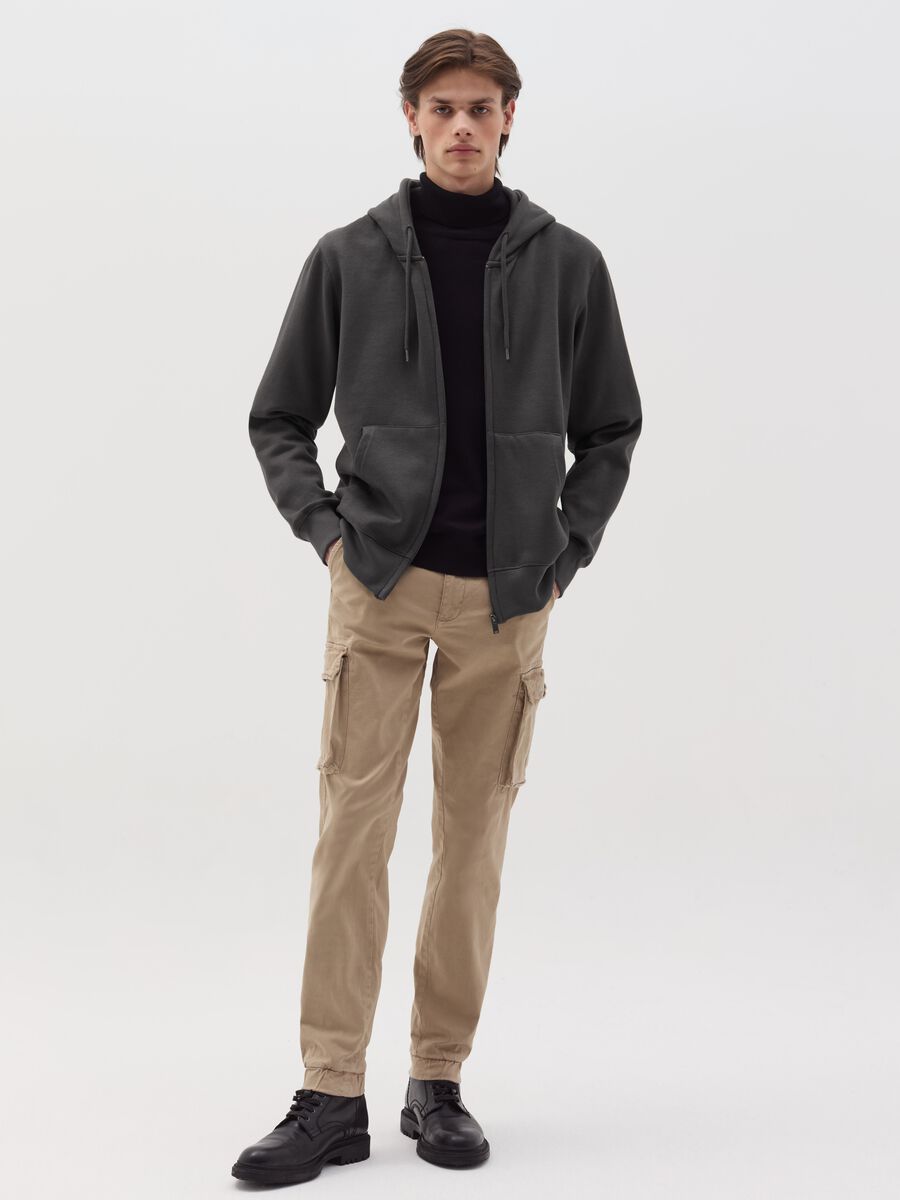 Full-zip plush hoodie_1
