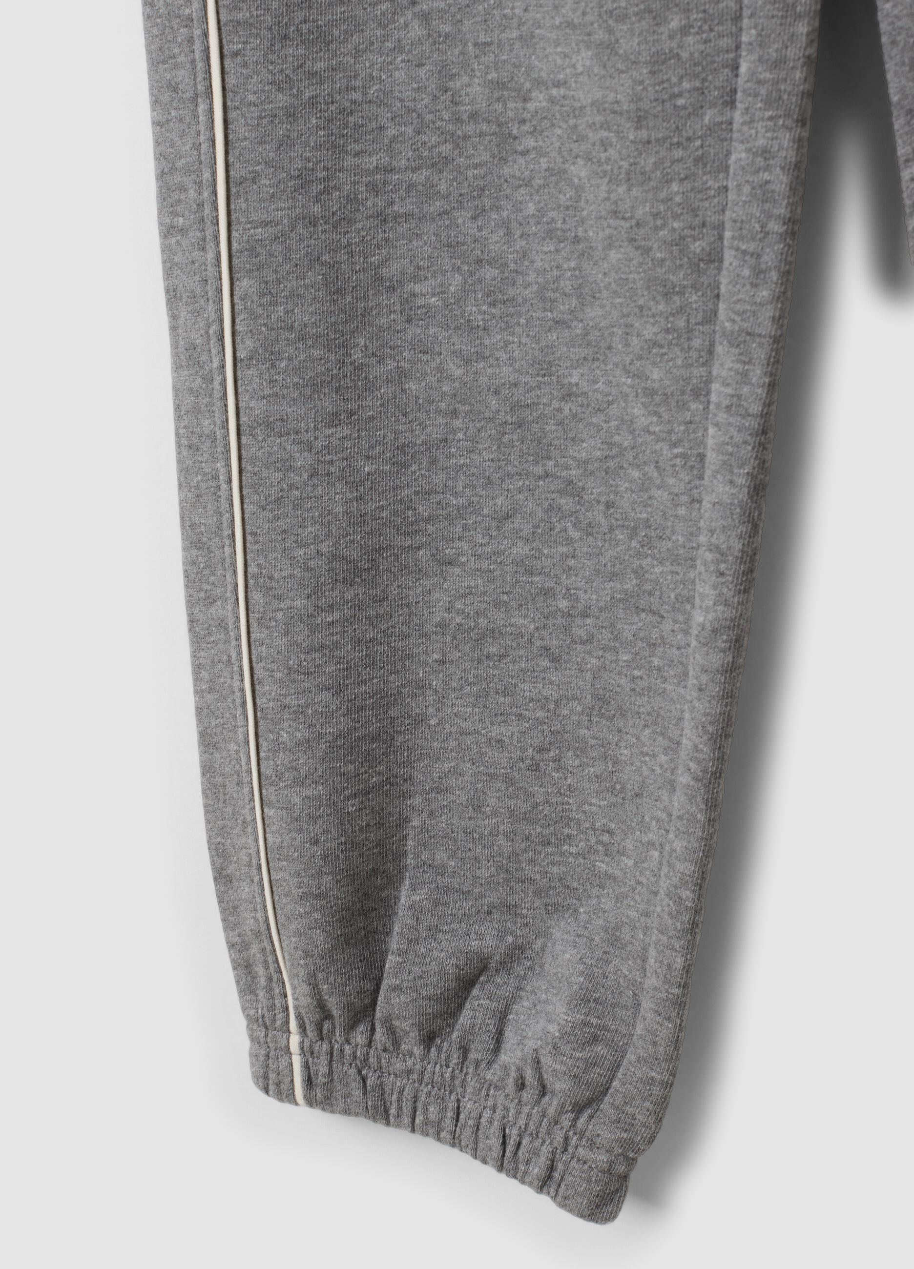 Grey organic cotton comfort-fit joggers for boys