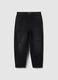 Boys' black pure cotton baggy jeans_3