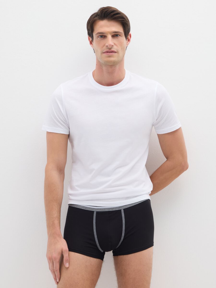 Tripack stretchy cotton blue boxers_0