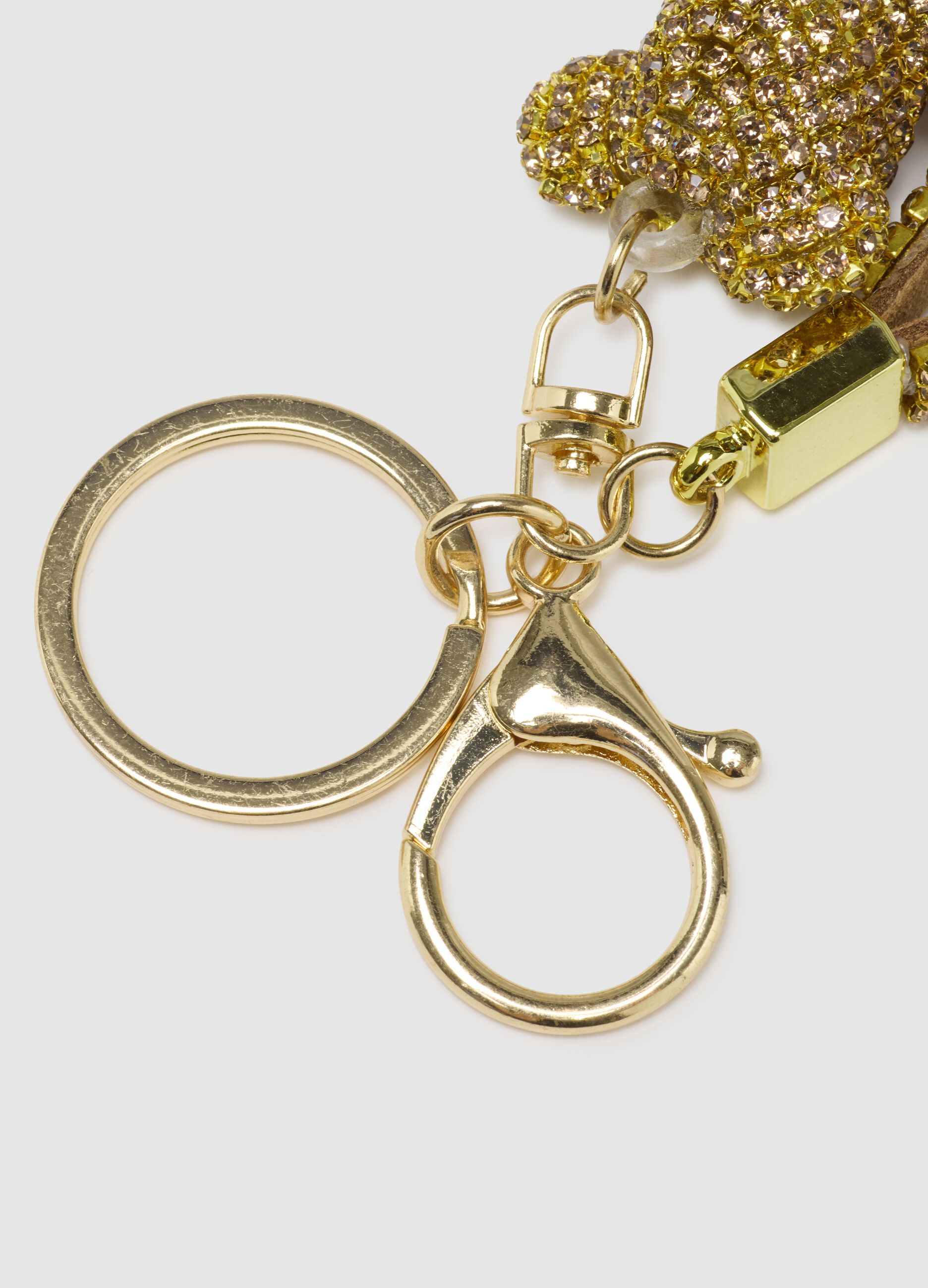 Multicolour Gold Glass Pendant
