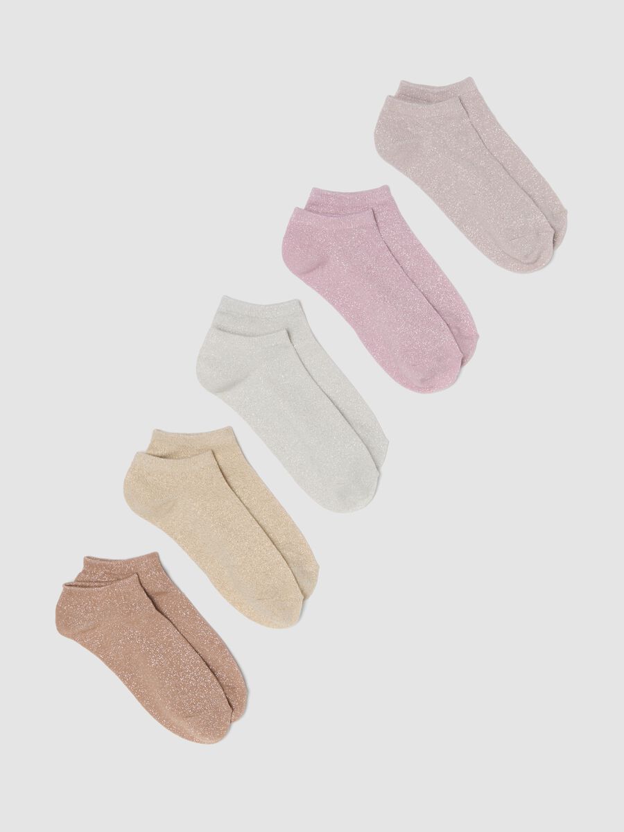 Five-pack of multicolour organic cotton socks_0