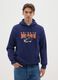 Blue cotton blend sweatshirt with Chicago Bears logo_1
