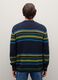 Multi-colour striped jacquard regular fit jumper_2