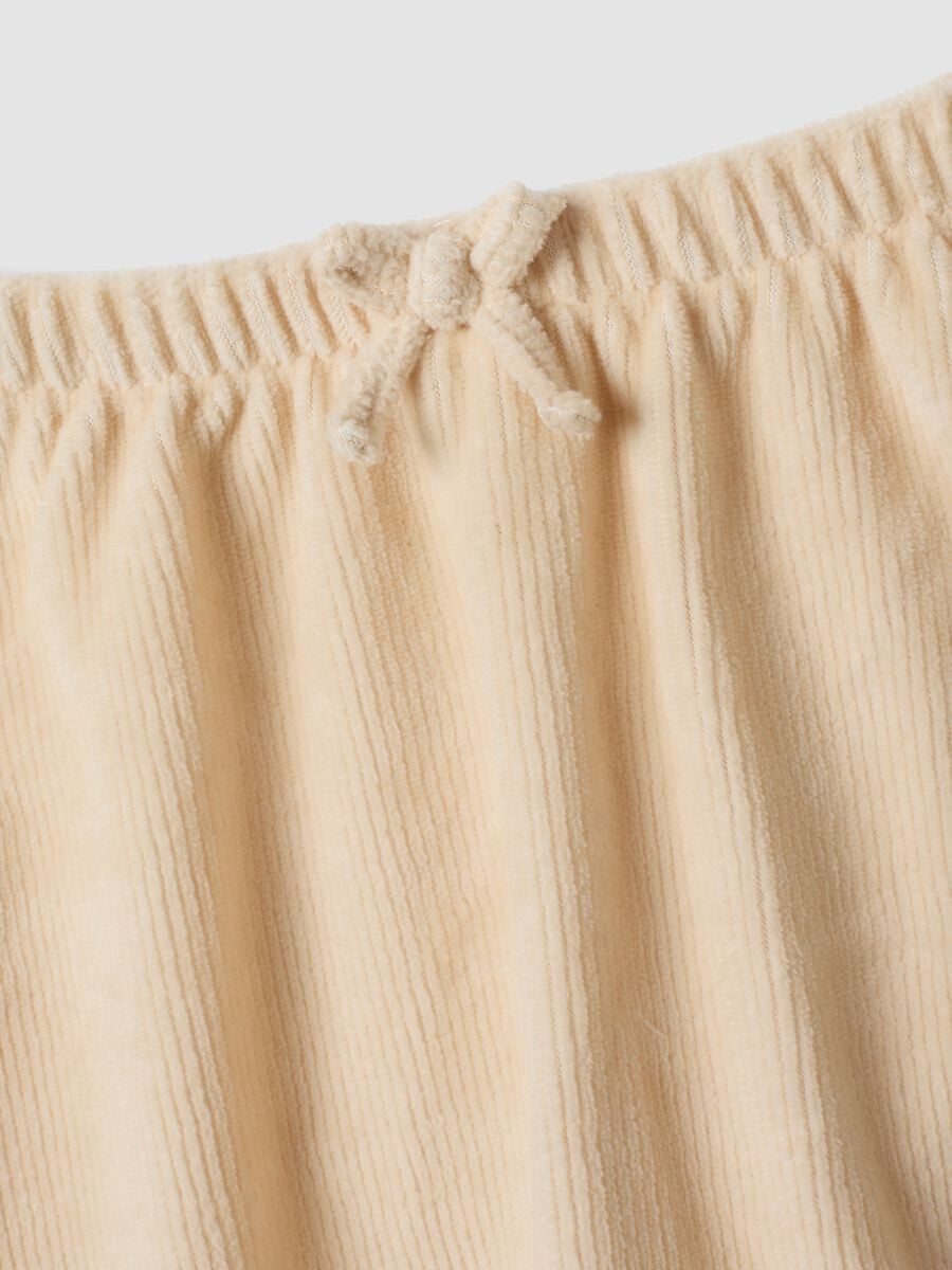 White two-piece set in pure organic cotton with Winnie the Pooh print_2