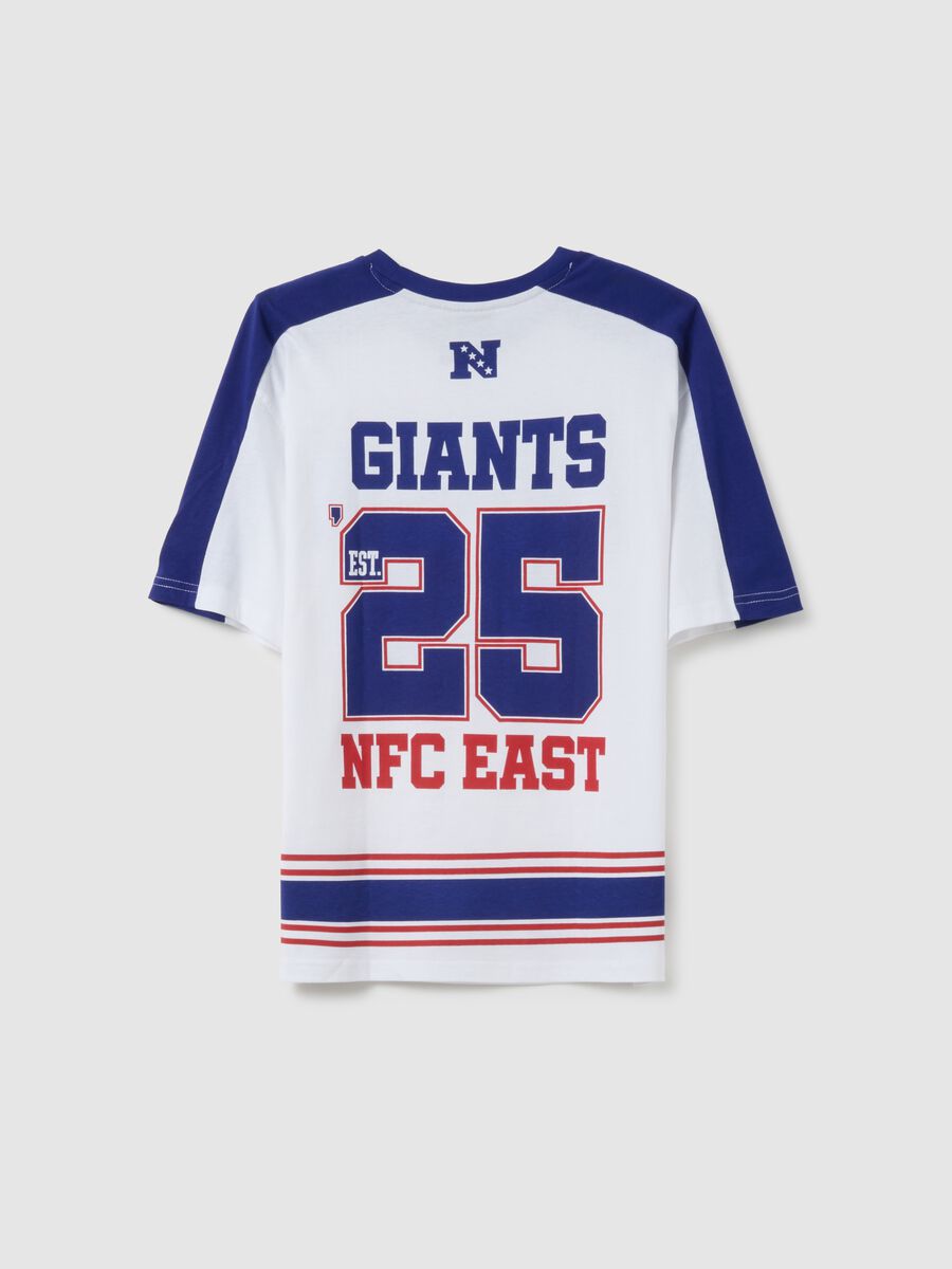 T-shirt da bambino in puro cotone multicolor regular fit con logo Giants_4