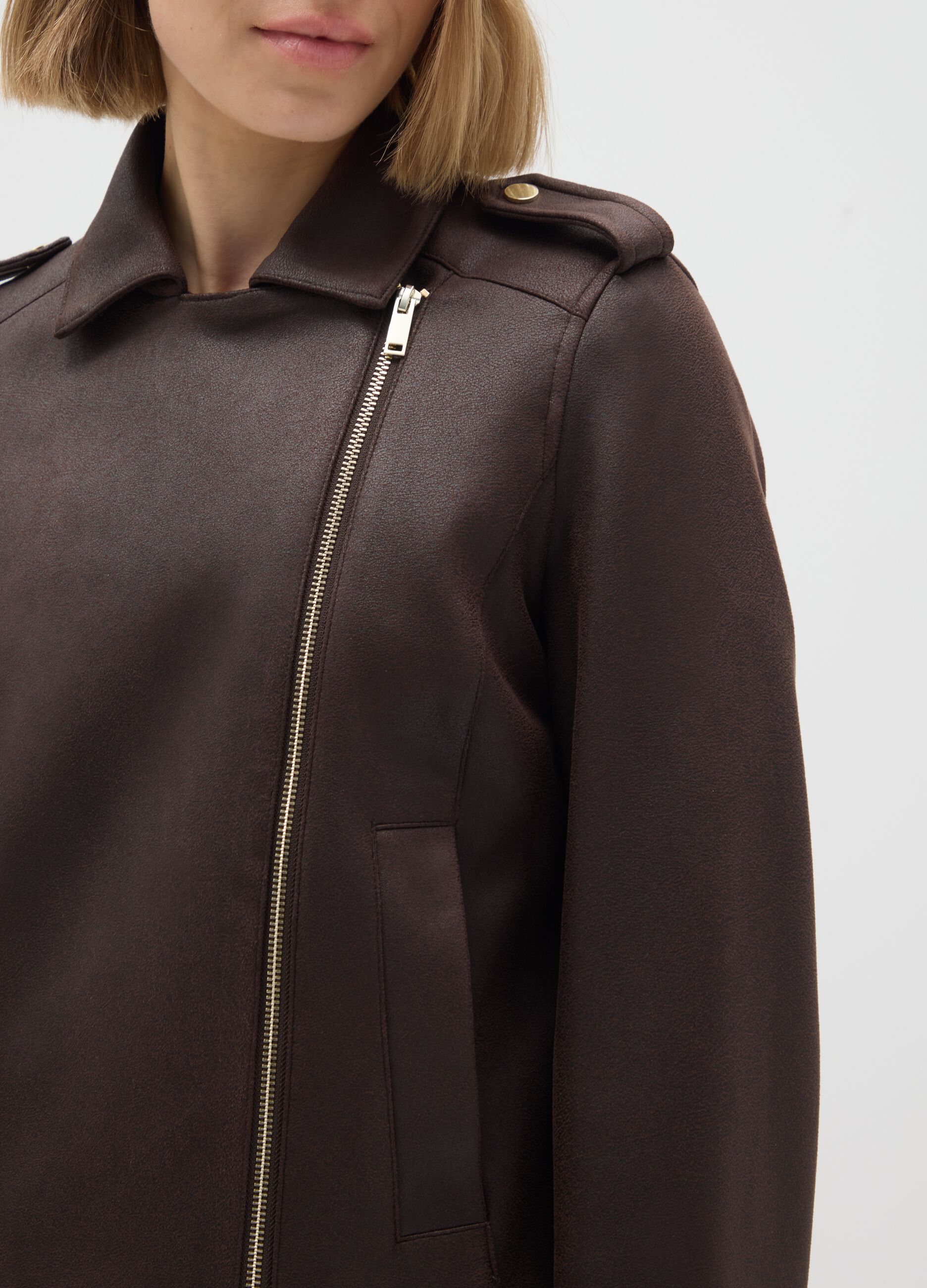 Giacca marrone regular fit