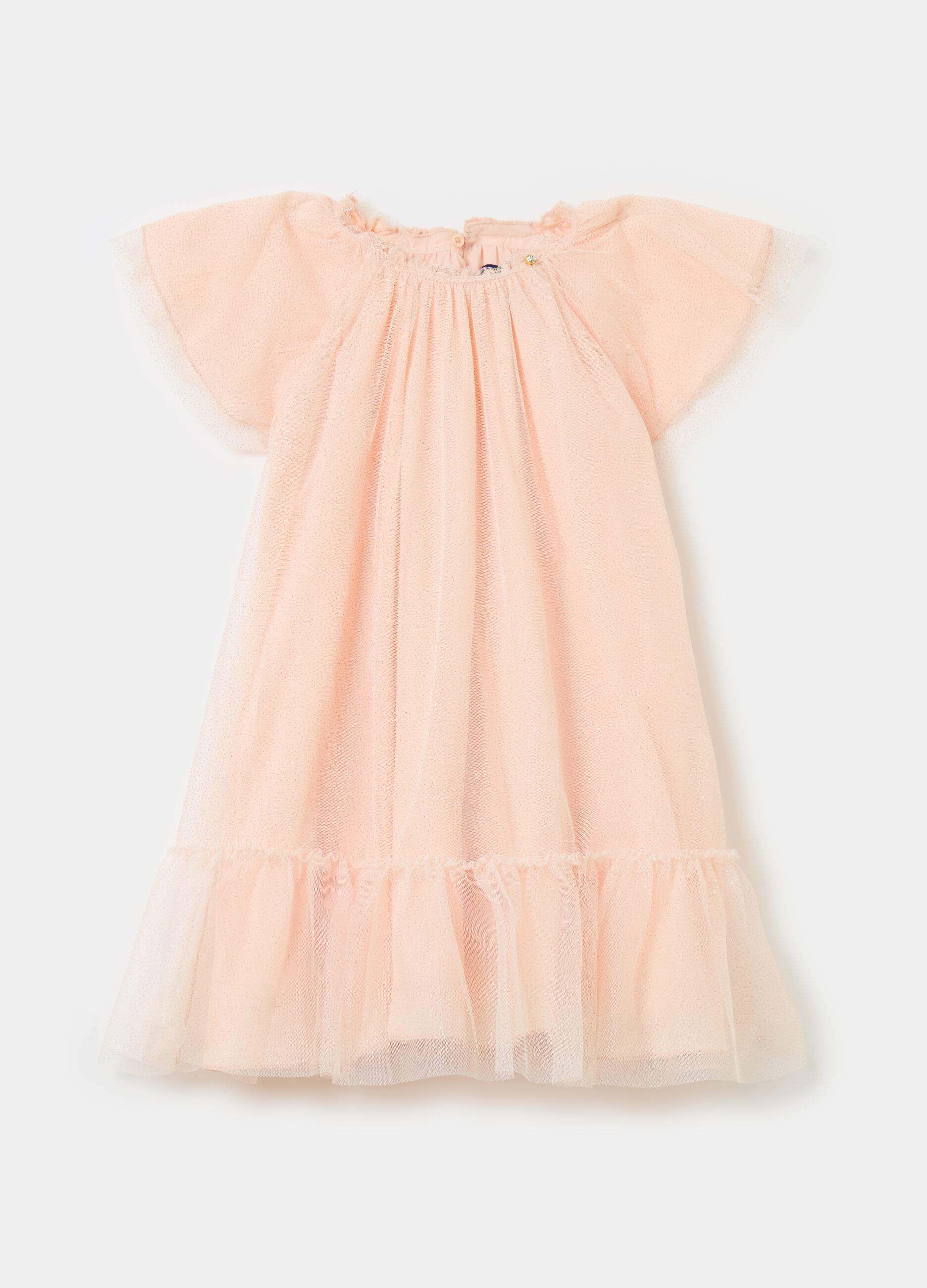 Vestito in tulle con glitter