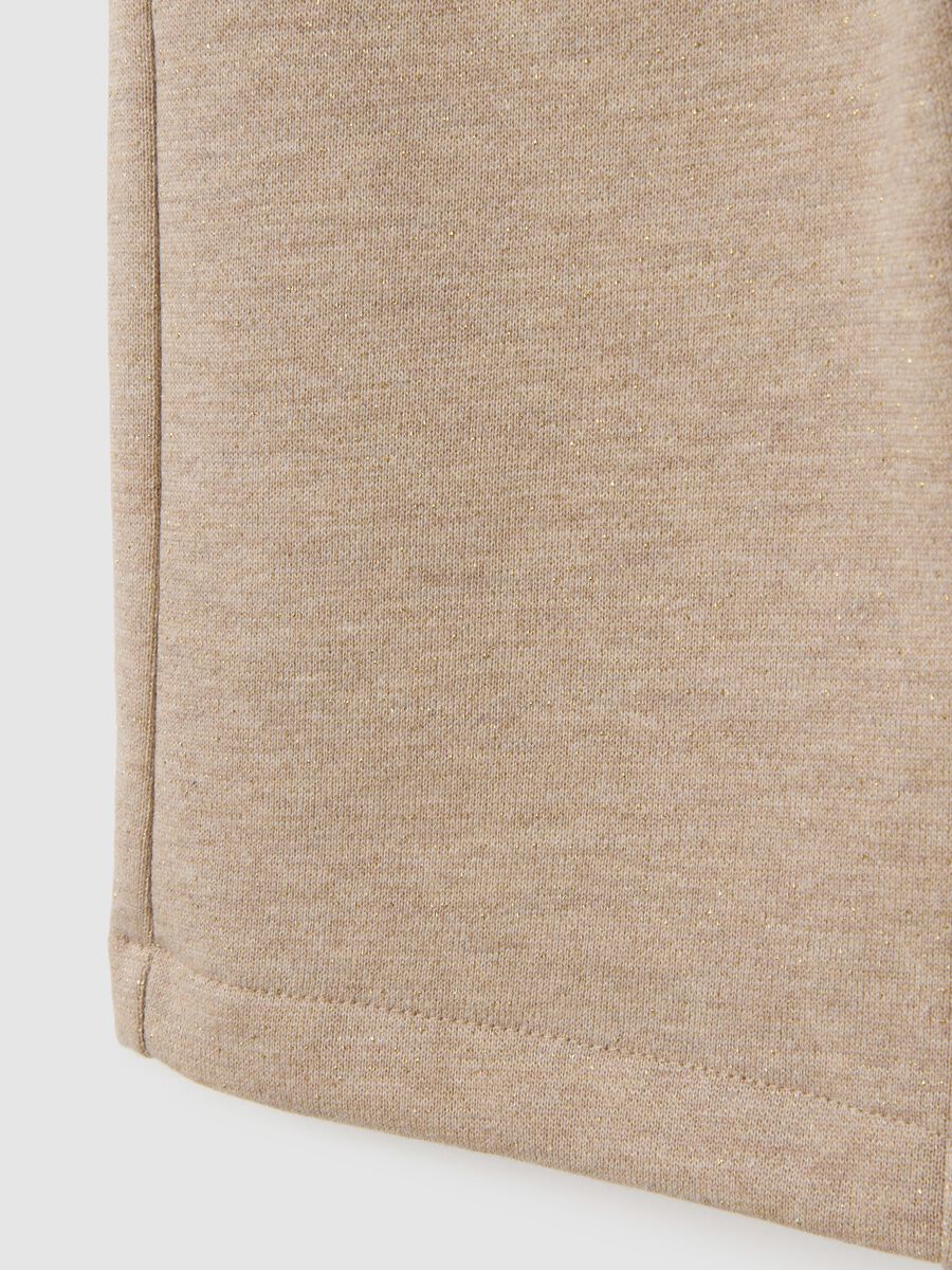 Wide Beige Trousers for Girls_3
