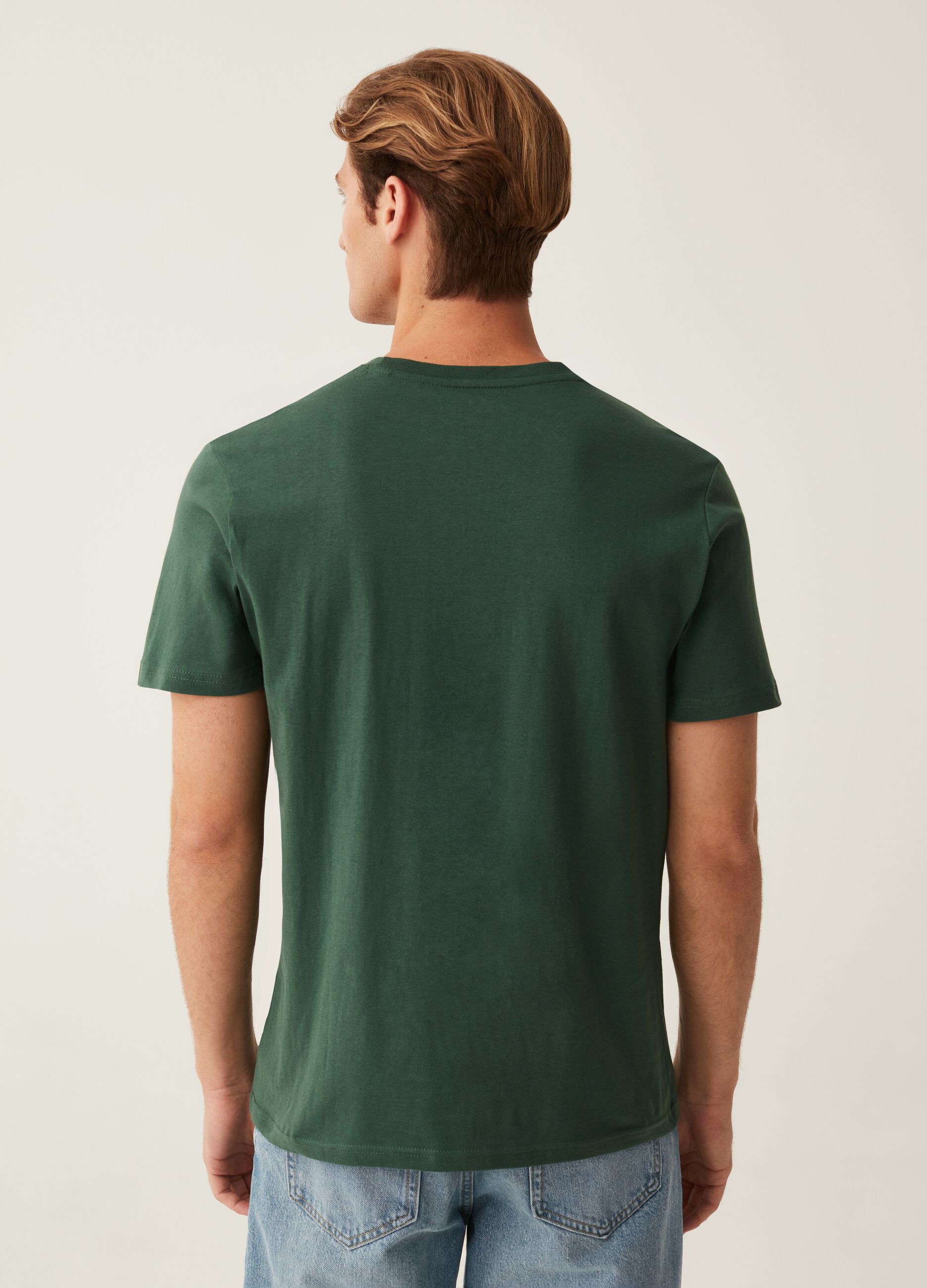 T-shirt in cotone con stampa_2