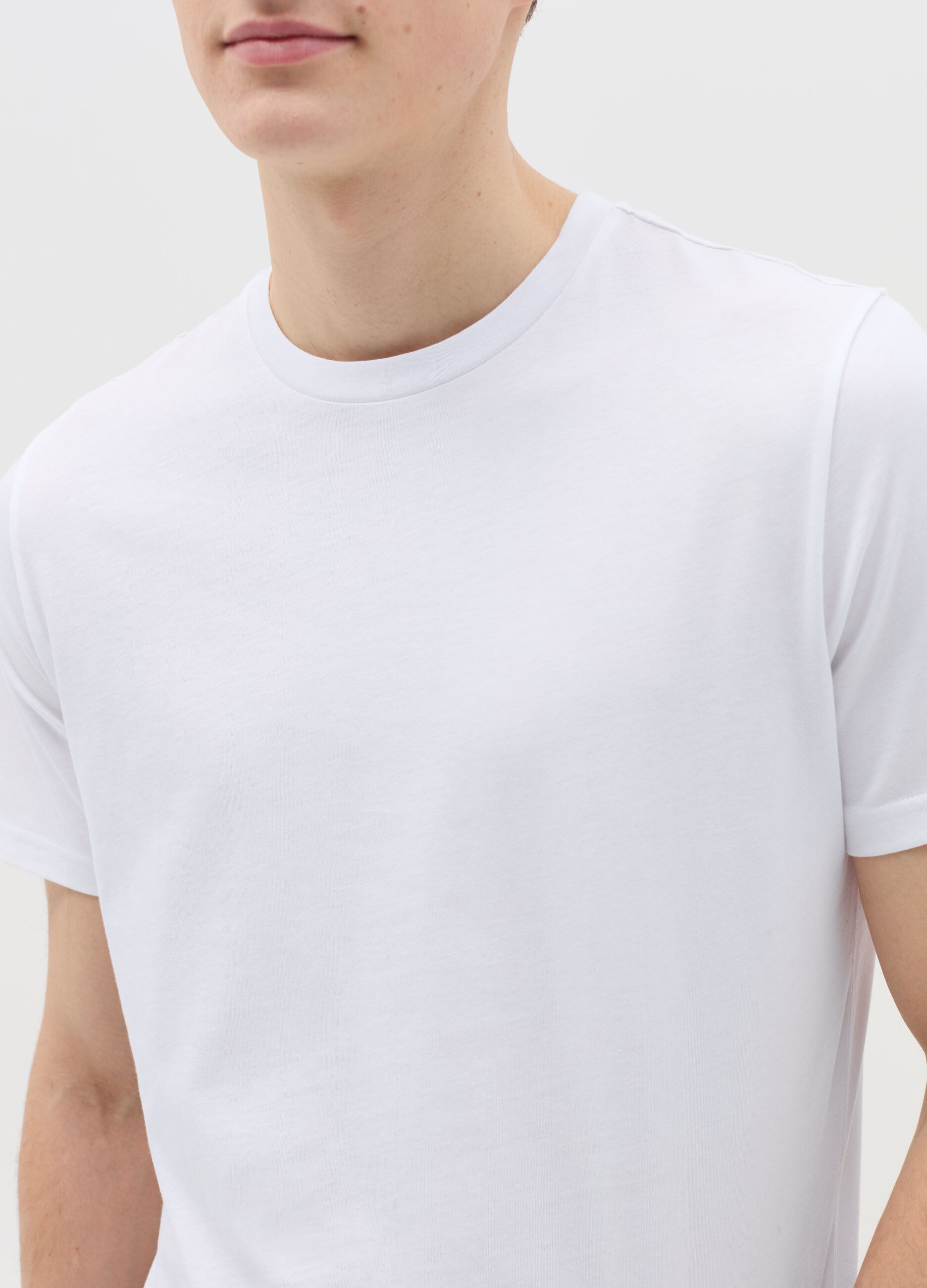 T-shirt regular fit in cotone 