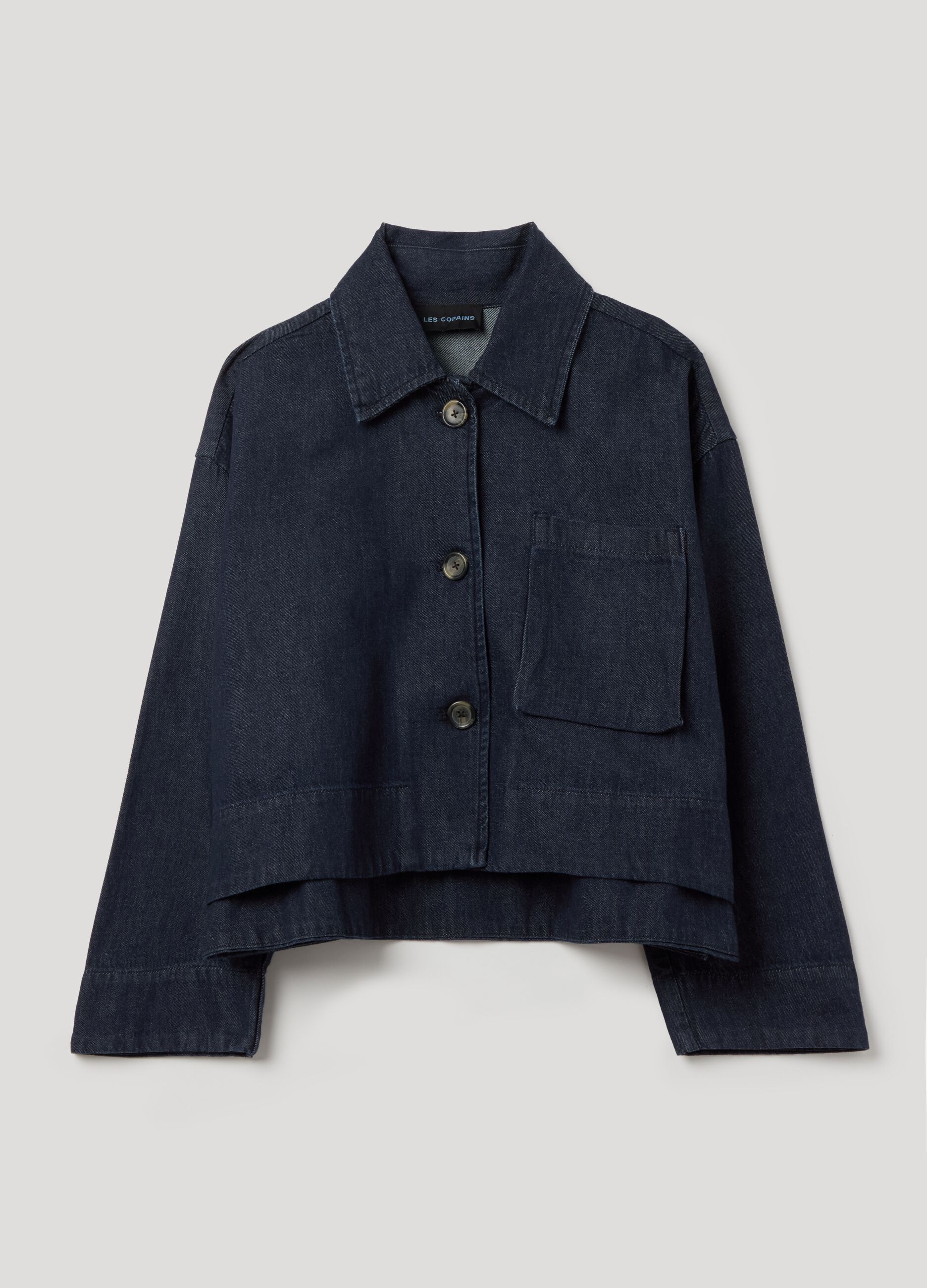 Giacca in denim con tasca