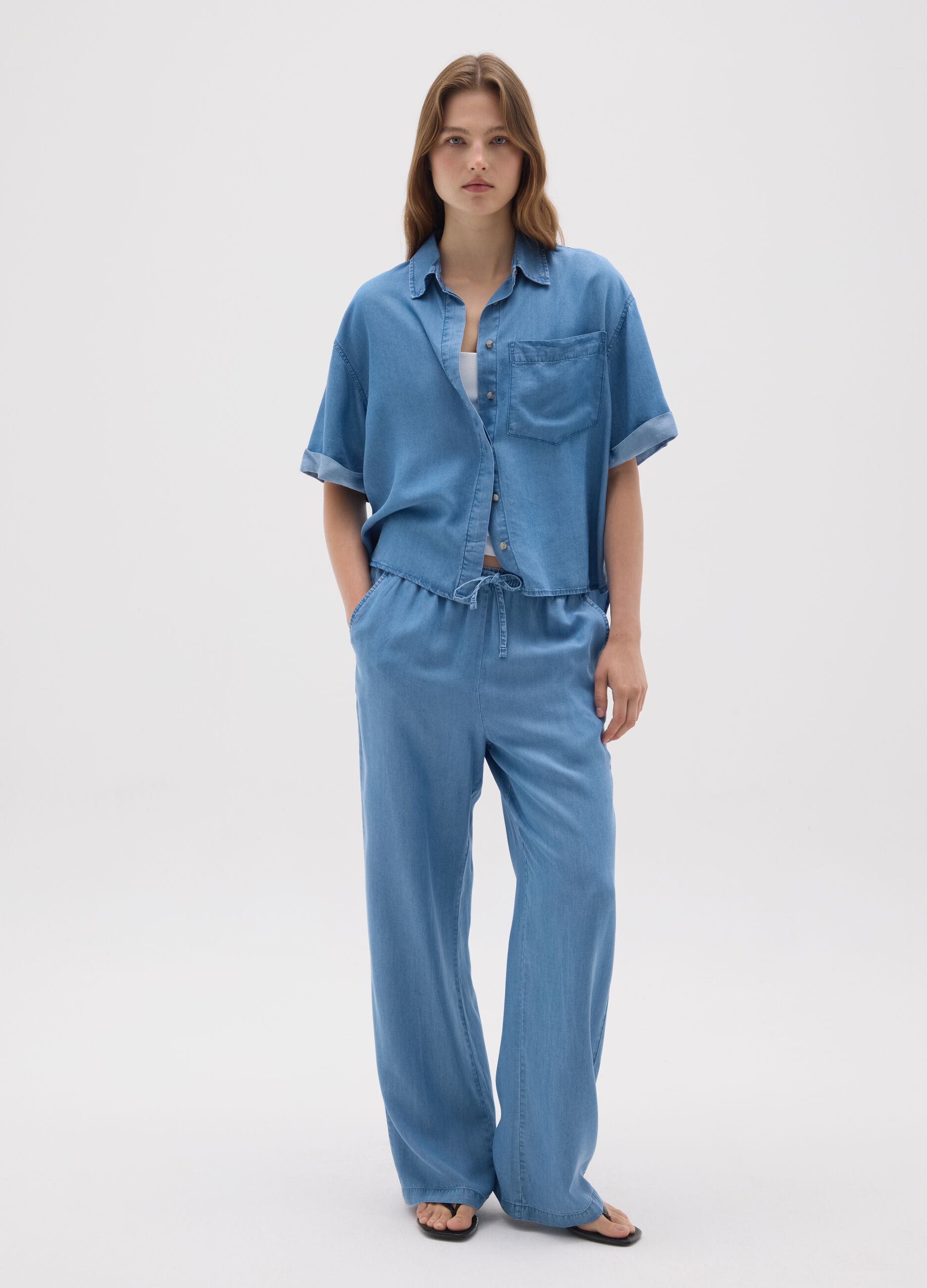 Oversized Short Sleeve Shirt