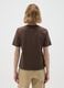 Brown T-shirt in pure Italian cotton regular fit_2