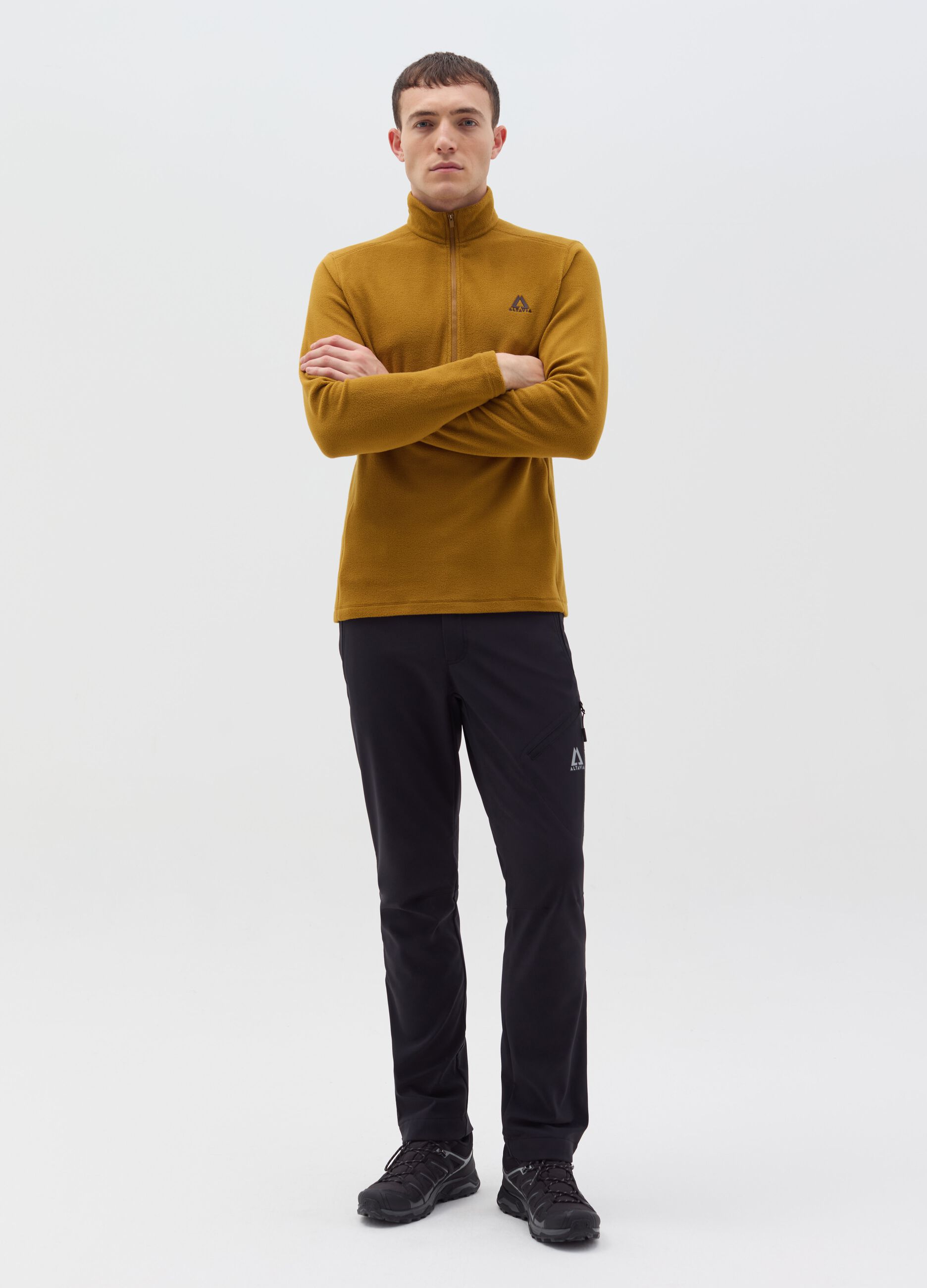 Altavia by Deborah Compagnoni half-zip fleece