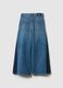 Girls' Wide Leg Blue Pure Cotton Jeans_1