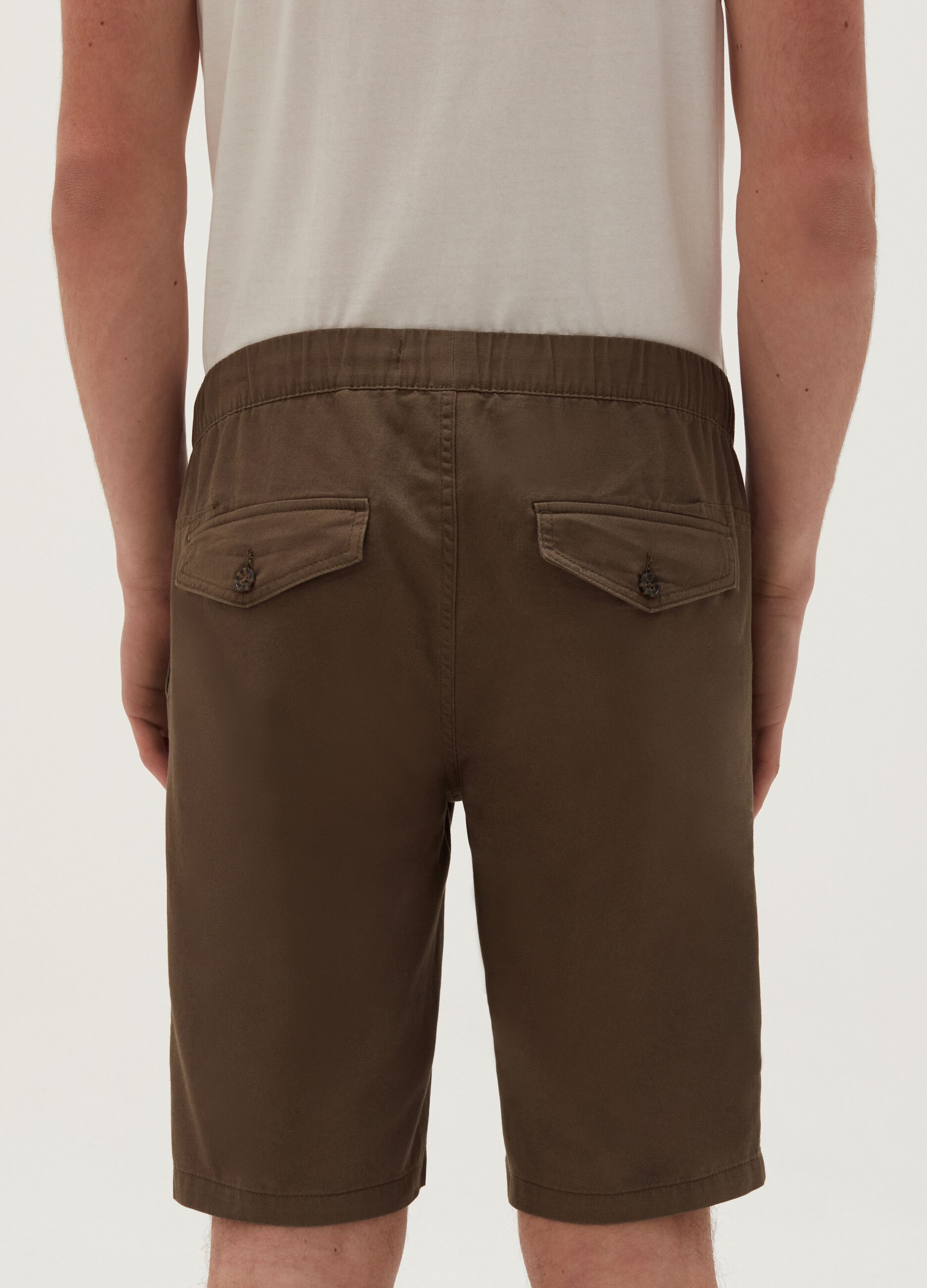 Bermuda jogger in cotone_2