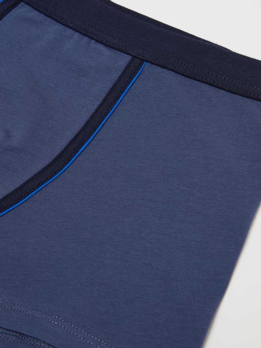 Boxer midi in cotone stretch _3
