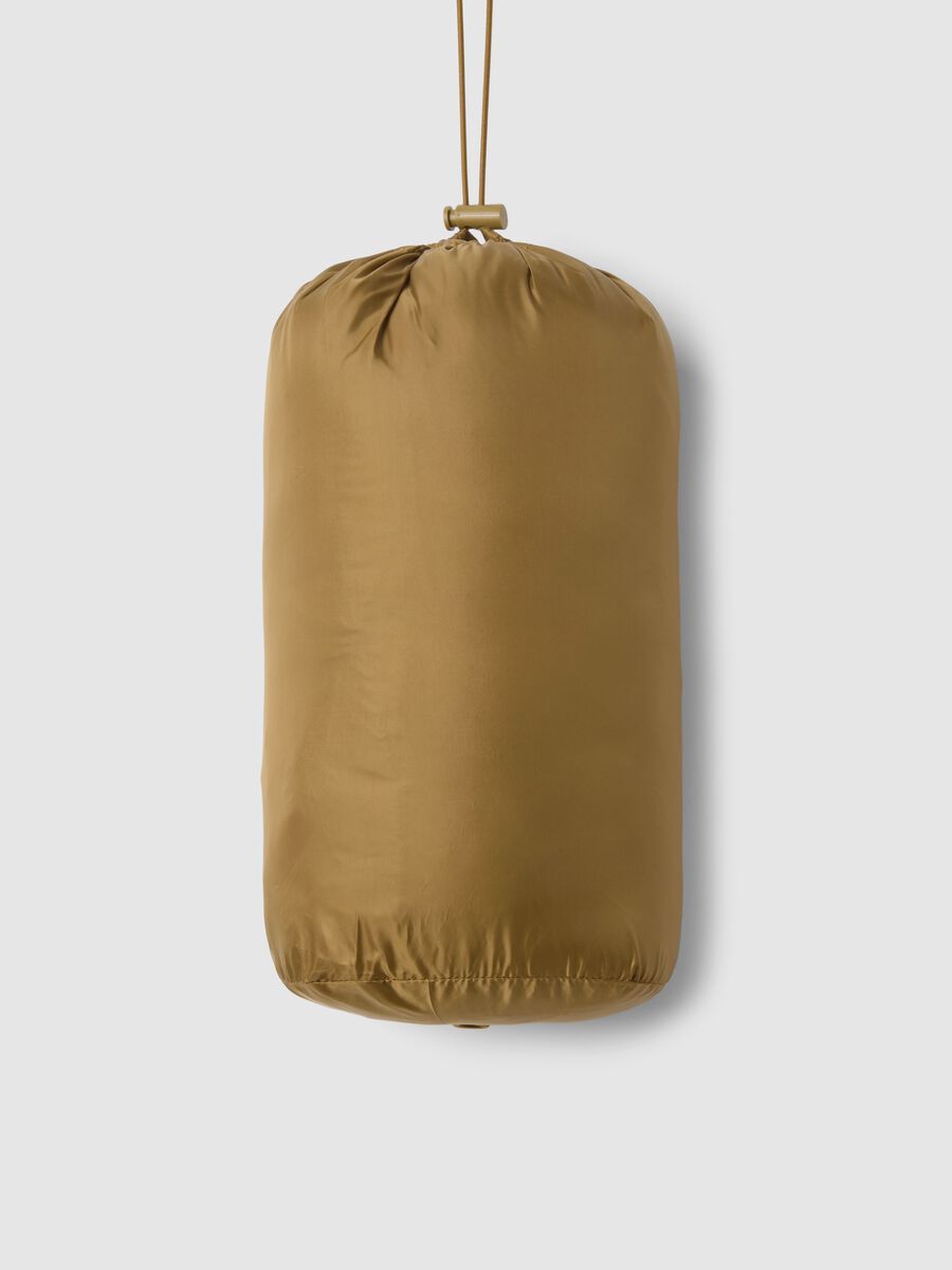 Giacca imbottita marrone regular fit con cappuccio_5