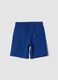 Boys&rsquo; blue pure cotton shorts with elasticated waist_0