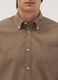 Camicia marrone regular fit con collo button-down easy iron_1