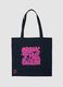 RE-UP shopper tote with "Break the Pattern" screen print_0