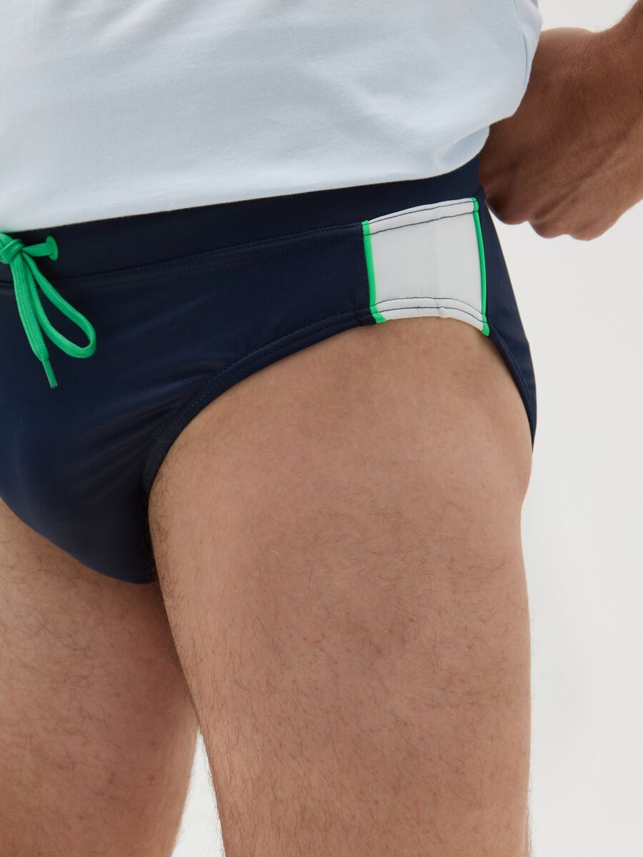 Men's Multicolour Stretch Fabric Briefs_2
