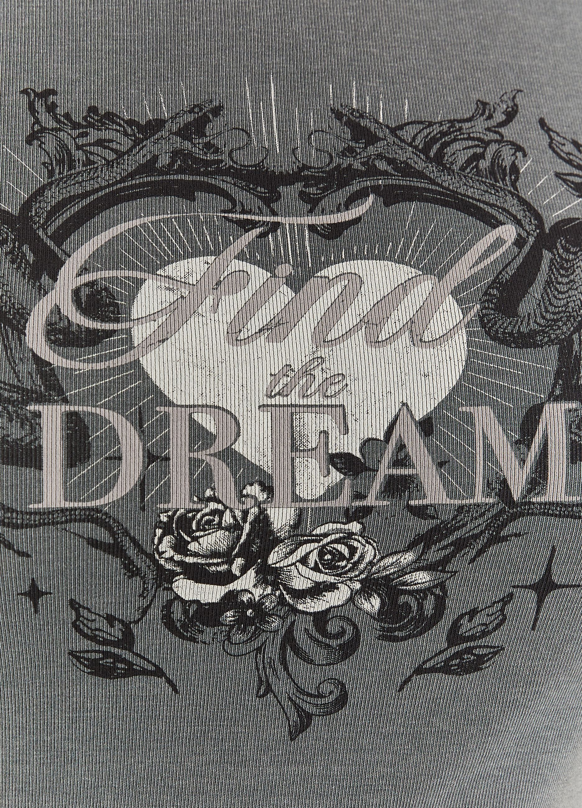 Cropped T-shirt with graphic print