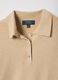 Beige Viscose Blend Polo Regular Fit_5