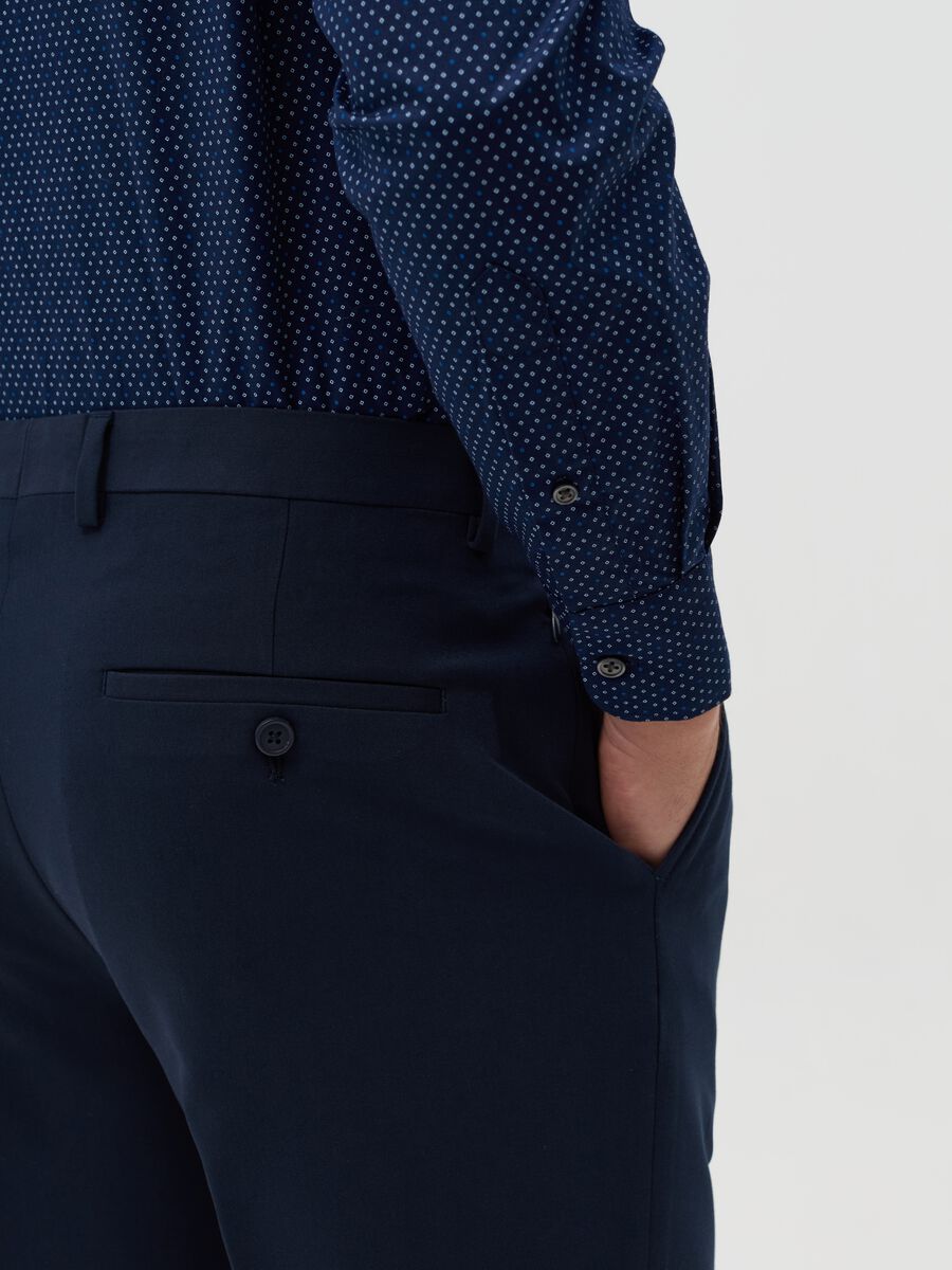 Regular-fit shirt in stretch cotton_3